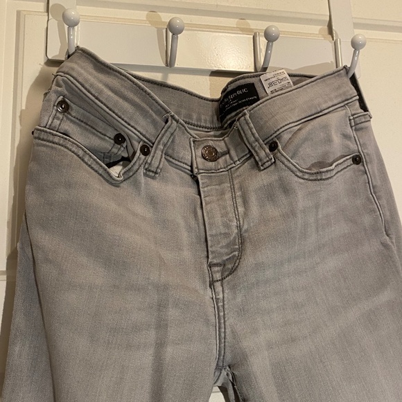 Banana Republic Factory Sculpt Skinny Grey Jeans - Picture 5 of 12